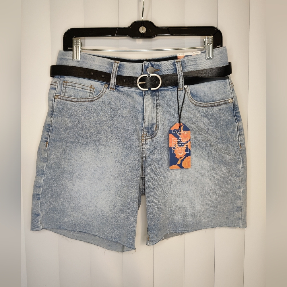 NWT! Indigo Poppy Jean Shorts